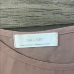 OAK + FORT Pink Pleated Sundress Size L Photo 3