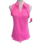 Lilly Pulitzer  Luxletic Martina Polo Tank – Havana Pink (NWT, Size M) Photo 1