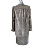 Sabina Musayev‎ Tied Shimmer metallic bronze dress size XS Gold Photo 1