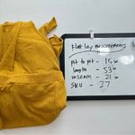 Love Tree  Summer Loving Woman’s Large Mustard Yellow Jumpsuit‎ Romper Photo 14