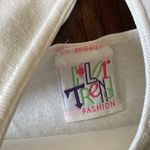 Color Trend Fashion Cropped Top White Size M Photo 3