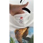 Hanes Vintage Alaska Bear Crewneck Sweatshirt White Size M Alaska casual oversized Photo 3