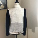 AQUA  cardigan size small black/white/gently used Photo 6