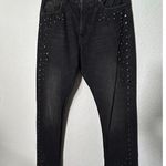 Polo Ralph Lauren Callen High Rise Jeans Size 25 Studded Western Old Money Black Photo 3