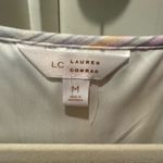 LC Lauren Conrad Size M Tan Pretty Pastel Pink Yellow Blue Sundress Ruffly Fairy Photo 6