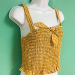 Sienna Sky Gingham Smocked Tank Top Photo 2