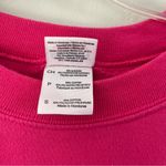 Gildan Swimming Pink Sweatshirt Small Cotton/Polyester Blue Writing Swim Photo 4