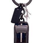 Coach NWT METAL CAR Key Fob Bag Charm Key Ring Photo 1