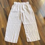 Tahari  100% Linen European Flax Wide Leg Pull On Pants with Pockets Photo 0
