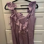 Lilac Scalloped Mini Dress Purple Size XS Photo 1