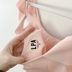 LPA / Revolve Cold Shoulder Ruffle Bodysuit 182 in Peony Photo 16