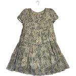Karra Implant Babydoll Floral Lace Tiered Mini Dress Cream Korean size M Cottage Tan Size M Photo 2