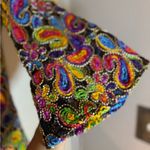 NWT Raquel‎ Colorful Paisley Women's Jacket Embroidered, 2XL Size 2X Photo 7