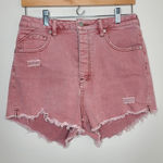 Free People Free‎ People We The Free Denim Cutoffs High Waist Distressed Jean Shorts Sz 30 Photo 0