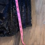 Y2K Goth Vampy Renaissance lolita Corset Top sequins black tie back XL Photo 5