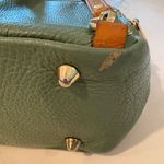 Divina Firenze Green Italian Leather Mini Backpack Crossbody Bag Photo 9