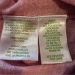 Lilly Pulitzer Cobo Sweater Women's Large Heathered Pink Tropics Tint Boat Neck Photo 7