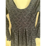 Free People  Navy Lace Long‎ Sleeve Dress size S EUC Photo 1