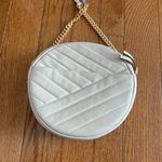 Tory Burch Kira Leather Chevron Circle Crossbody Photo 5