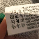 Endless Rose  Gray Crew Neck Sweater with Cut Out Sleeves NWT Photo 6