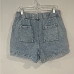 Gap Easy Utility high rise cotton denim shorts light wash Large Photo 2