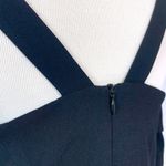 Tibi NEW Off the Shoulder Gold Button Long Sleeve Mini Dress Revolve Black 6 Photo 7