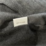 Adrienne Vittadini NWT  Gray Colorblock 100% Wool Open Cardigan Sweater Size S Photo 5