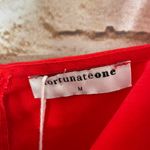 Fortunate One  Cherry Kisses Maxi Dress in Red Size Medium NEW Photo 8
