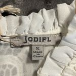 JODIFL  small off white sleeveless dress pleated wedding bridesmaid reception Photo 7