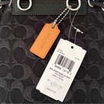 Coach NWT  Amelia Black Denim Mini Convertible Backpack Crossbody - Style CP106 Photo 8