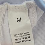 Blue Lace Crisscross Back Tie Padded Swimwear Tankini Tank Top Medium M Photo 4