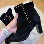 Jimmy Choo  suede style black booties studded size 38.5 Photo 8