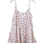 Truth Floral Baby Doll Tiered White/Pink Tank Top White Size 1X Photo 5