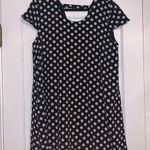 Francesca’s Polka Dot Dress Black Size L Photo 0