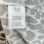 Chaser Maxi Dress Leopard Cheetah Print Lace Up Back Ruffle Tan Brown Size XS Photo 12