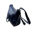 Chuns Fashion Purse Navy Pleats Dangles Silver Accents Blue Photo 2