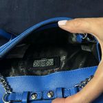 Karl Lagerfeld Paris Lourdes Blue Crossbody Bag with wristlet strap Photo 15