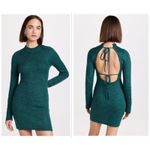Atoir Miaa Green Long Sleeve Open Back Bodycon Sweater Mini Dress Size 2 Photo 1