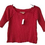 Free People We the Free Strange Love Hot Pink Women’s Sweater Size Small Photo 0