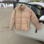 Tahari NWT  Rib Quilt Tan Puffer Jacket XL Photo 2
