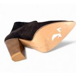 Brochu Walker New 6 Marfa Suede Ankle Boot Bootie Chocolate Brown Pointed Heeled Photo 4