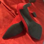 Unisa Heels Chic Red Suede Women's Heels 7 1/2 M Photo 3