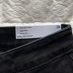 Loft NWT:  Black the slim Flared high waisted curvy jeans size 28/6 Photo 6
