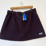 Adidas  Skirt Polar Fleece Noble Purple Drawstring Size XL NWT Photo 0