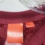 Strawberry shortcake fleece sweatshirt women's size small Red Photo 2