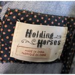 Holding Horses Anthropologie  Denim Blue Chambray Lace Casual Dress ( 4 )‎ Photo 5