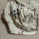 Aritzia  Sunday Best Darcy Tank Crop Floral Smocked Bustier- Size Small Photo 7
