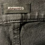 EXPRESS Super High Waisted Black Tonal Snakeskin Print Slim Ankle Jeans NWT Photo 8