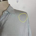 Vince  Light Grey Boxy Button Down Shirt Photo 3