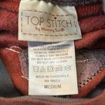 Vintage 90's Top Stitch Morning Sun Double Collar Sweatshirt Velvet Cat Leopard Purple Size M Photo 7